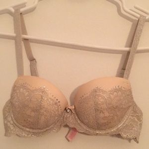 Victoria’s Secret lacy bejeweled bra